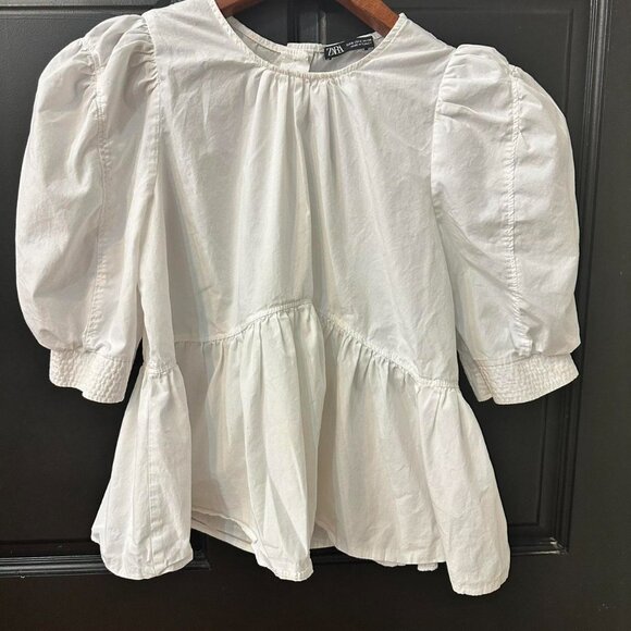 Zara Women's White Shirt - Picture 1 of 3